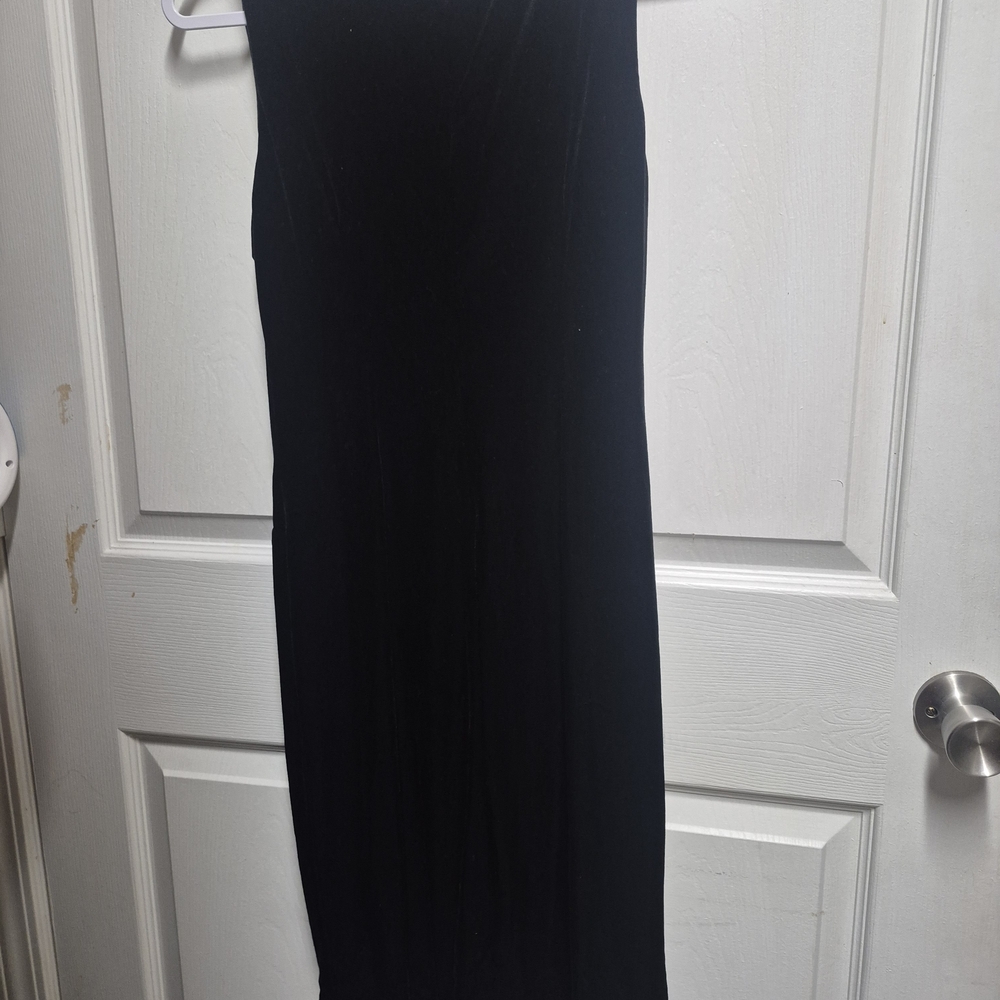 Ivanka Trump Black Midi Dress with Side Zipper Detail - Picture 4 of 4